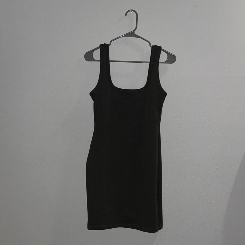 Dark grey stretchy dress